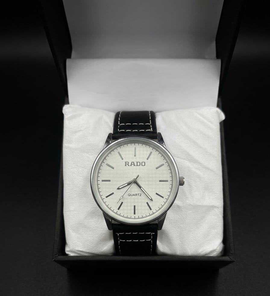 A&Z WATCH Premium RADO Quartz Wrist Watch for Men - Stylish & Casual Design